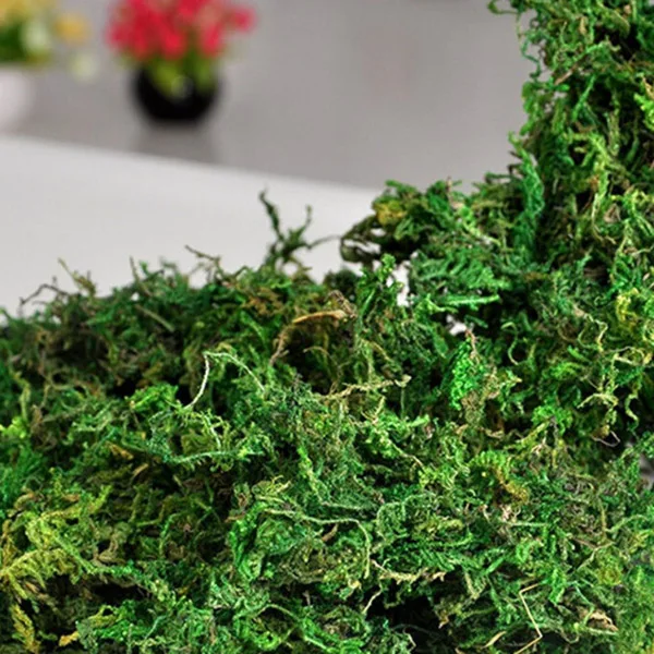 50/100g Fake Moss Artificial Green Moss for Potted Plants Fairy Garden  Accessories - AliExpress