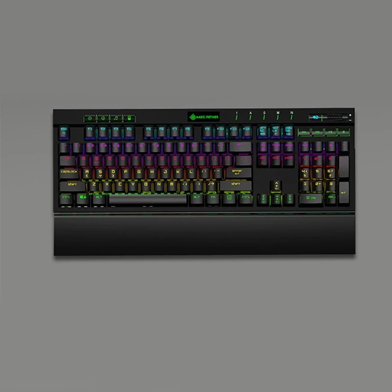 ic-Refiner MK12 Mechanical Gaming Keyboard USB Wired 12 RGB 19 Backlight Mechanical Optical Switch 104 Keys for Gamer Office