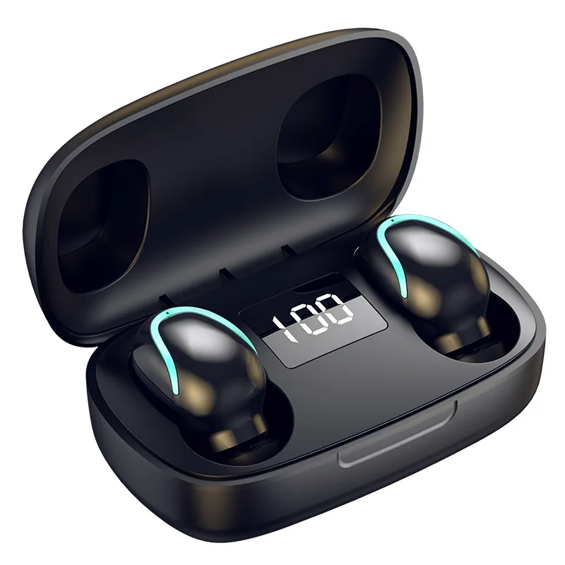 Беспроводные наушники Tws со светодиодный ным дисплеем Bluetooth 2020 с микрофоном и