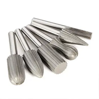 

6pcs Carbide Cutter Rotary Burr Set CNC Engraving Bit Rotary File Bur Burr Tool
