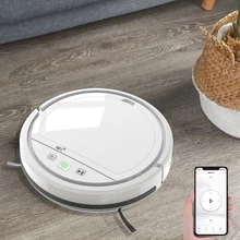 2500pa inteligente aspirador de pó robótico app & controle wi-fi varredura & sucção & molhado mop 3 em 1 u-forma planejamento de rota para o chão do cabelo do animal de estimação