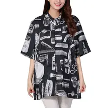 Ретро парикмахерские комбинезоны стрижка техник одежда горячая окрашенные волосы стилист большой рабочий костюм X7YB