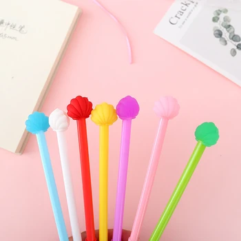 

1 Pcs Lytwtw's Cute Kawaii Gel Pen Korean Cartoon Creative Candy Sea Shell School Office Stationery sweet pretty lovely