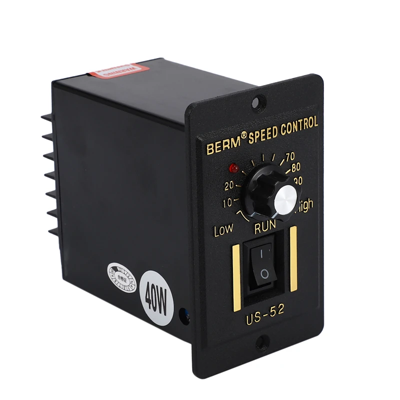40 Вт AC 220 В регулятор скорости двигателя Pinpoint регулятор вперед и назад AC Регулируемый регулятор частоты вращения двигателя