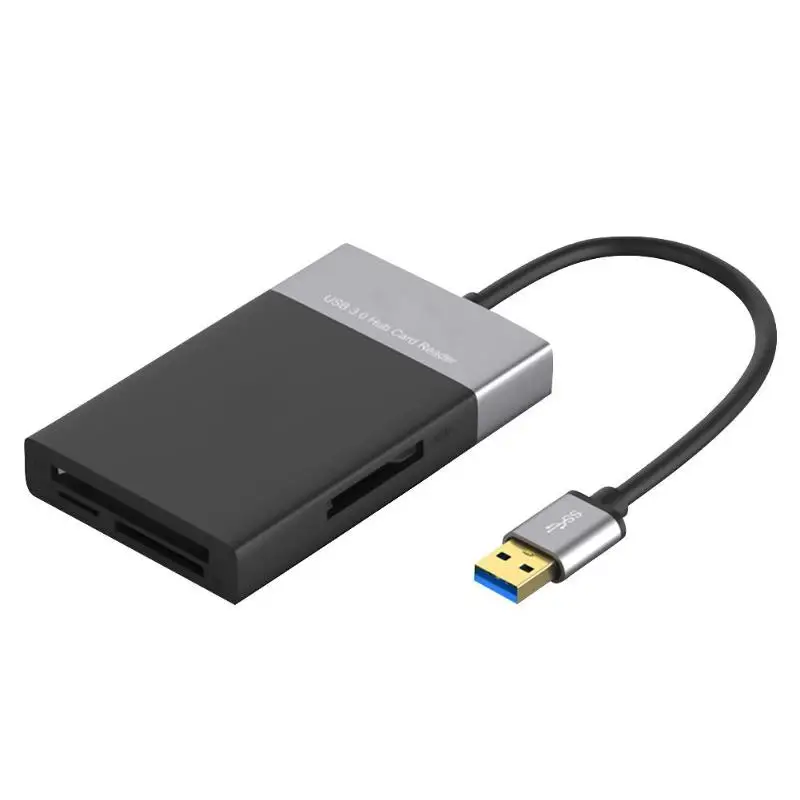 6 в 1 USB 3,0 к XQD/TF высокоскоростной мульти считыватель карт памяти ABS и корпус из алюминиевого сплава ПВХ провод 2 для школы, больницы