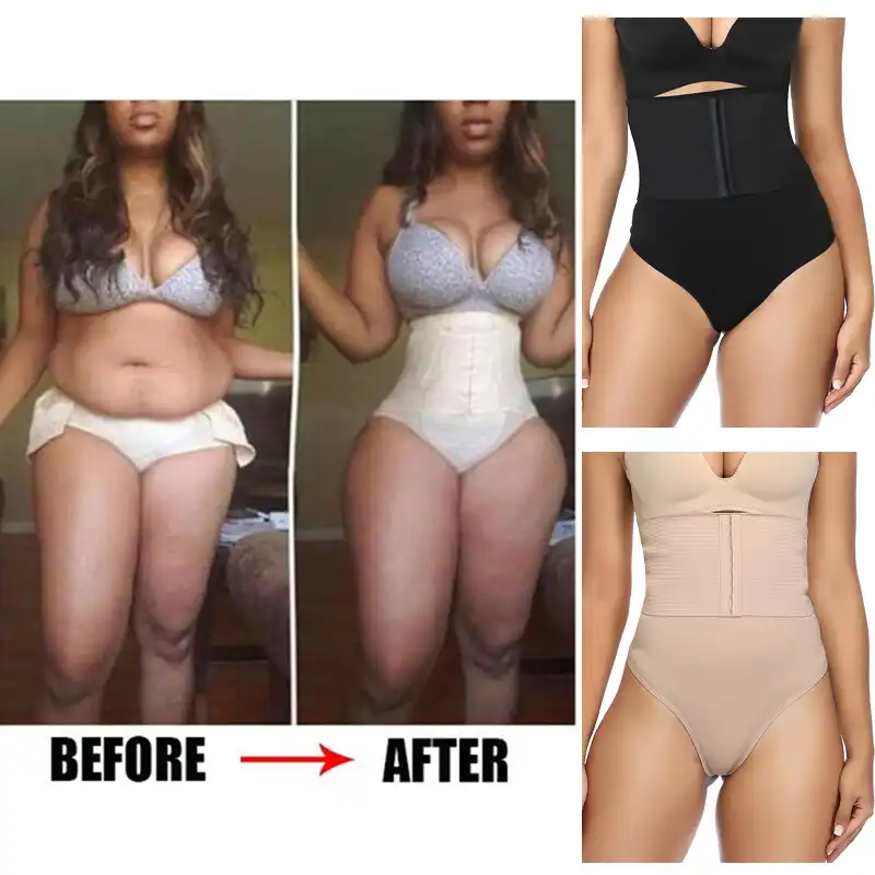 high waist shaping thong