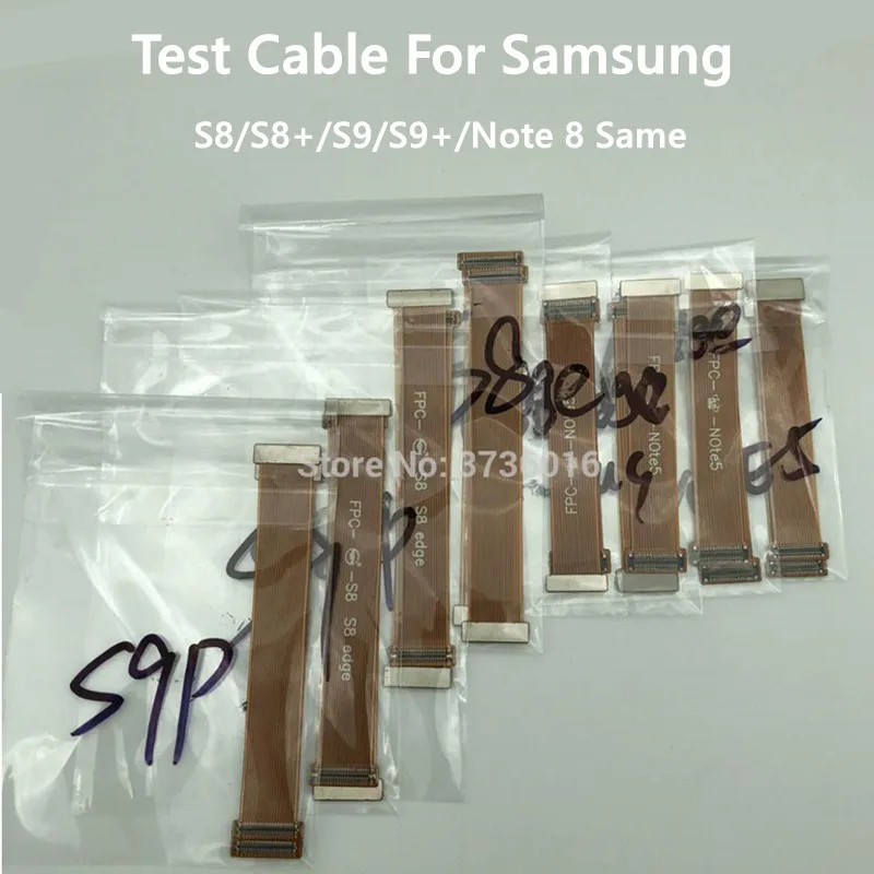 3 шт. для телефона S6 edge s7 s8 S9 plus Note 8 9 G935 G950 G960 N950 N960 ЖК-дисплей тест-кабель дисплей 3D