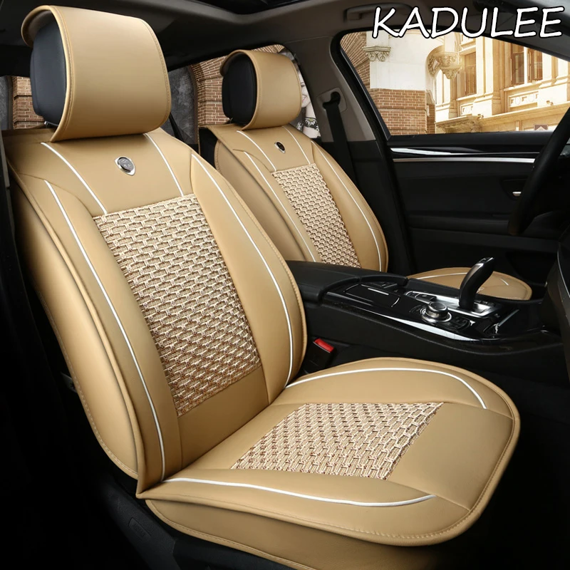 Автомобильные сиденья KADULEE 1 шт. чехол для mitsubishi pajero 4 2 sport outlander xl asx Eclipse Cross montero lancer