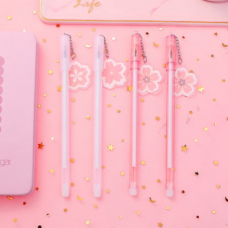 

24 шт., набор гелевых ручек с цветком вишни