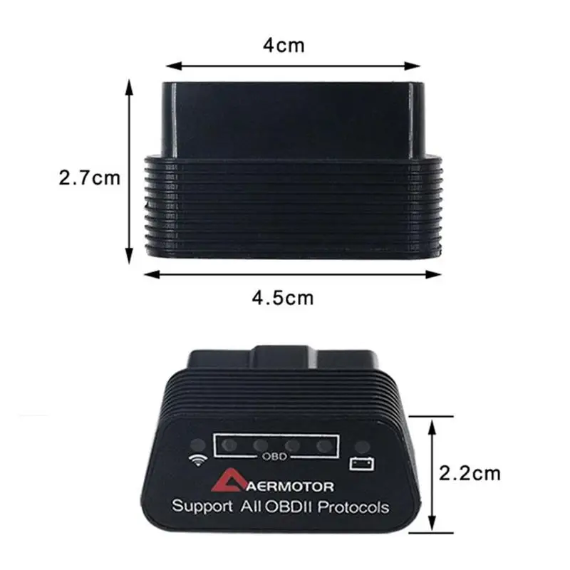 Бренд Aermotor Bluetooth 4,0 ELM327 1,5 Wifi/Bluetooth IOS Android Windows ELM 327 V1.5 для всех OBD2 OBDII протоколов автомобилей