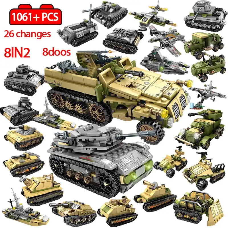 toy army trucks and tanks