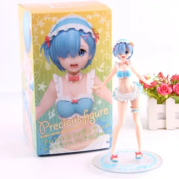 

Re Zero Rem Maid Swimsuit PVC Collection Model Toy Anime Re:Life in a Different World from Zero Action Figure