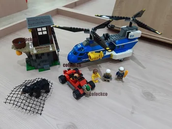 

10863 Compatible City police 325+pcs 60173 Building Blocks Kids Toys For Children Gift