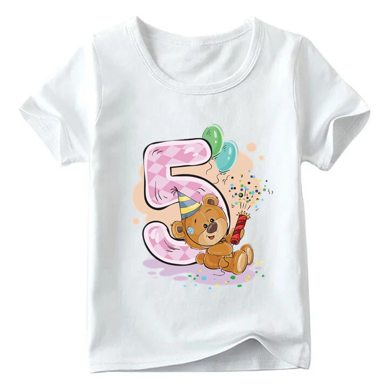 Kids-Cartoon-Winnie-Birthday-Present-Clothes-Girls-Birthday-Bear-Number-1-9-Bow-Print-Funny-Tshirt (9)
