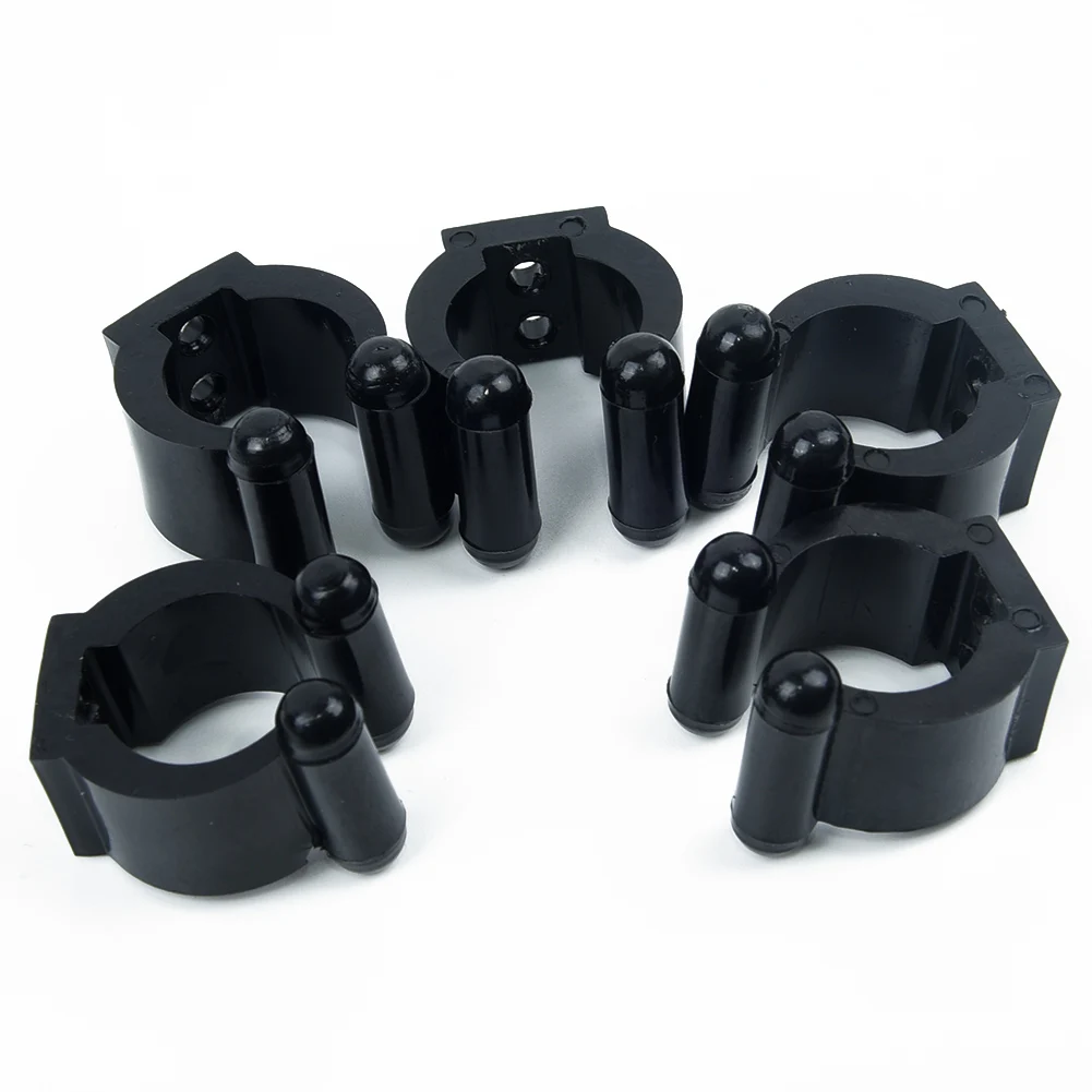 20 Pcs Plastic Fishing Rod Clips Pole Storage Tip Clamps Holders Wall