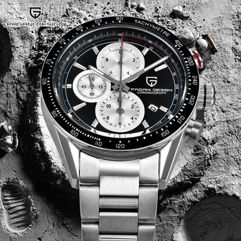 

PAGANI Design new quartz men's watches business multifunction wristwatch men sports waterproof clock chronograph reloj hombres