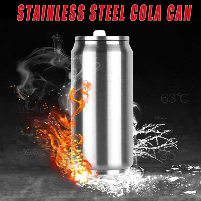 Tumbler Straw Stainless Steel  Sublimation Blank Coke Bottle - 17oz Large  Tumbler - Aliexpress