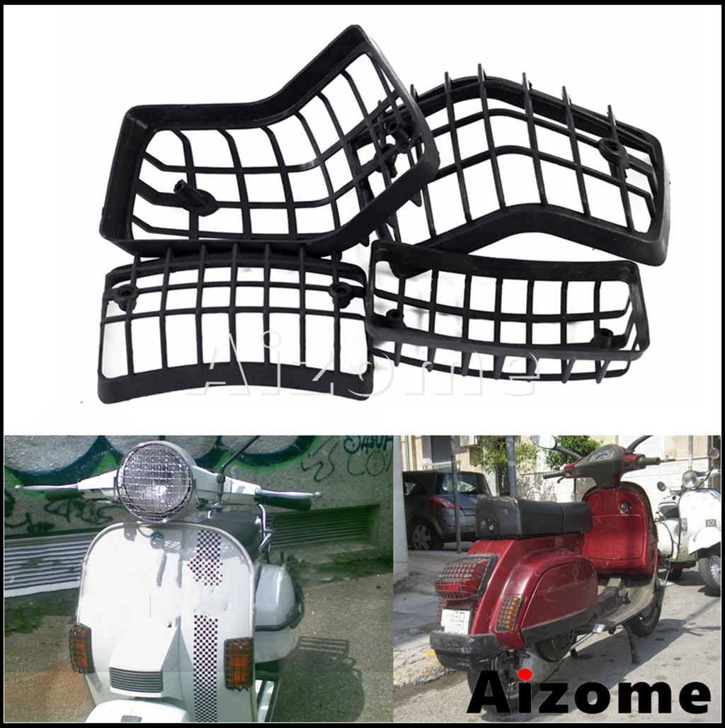 Bodywork & Frame Set of 4 WHITE Indicator Lenses 125 150 200 Vespa PX