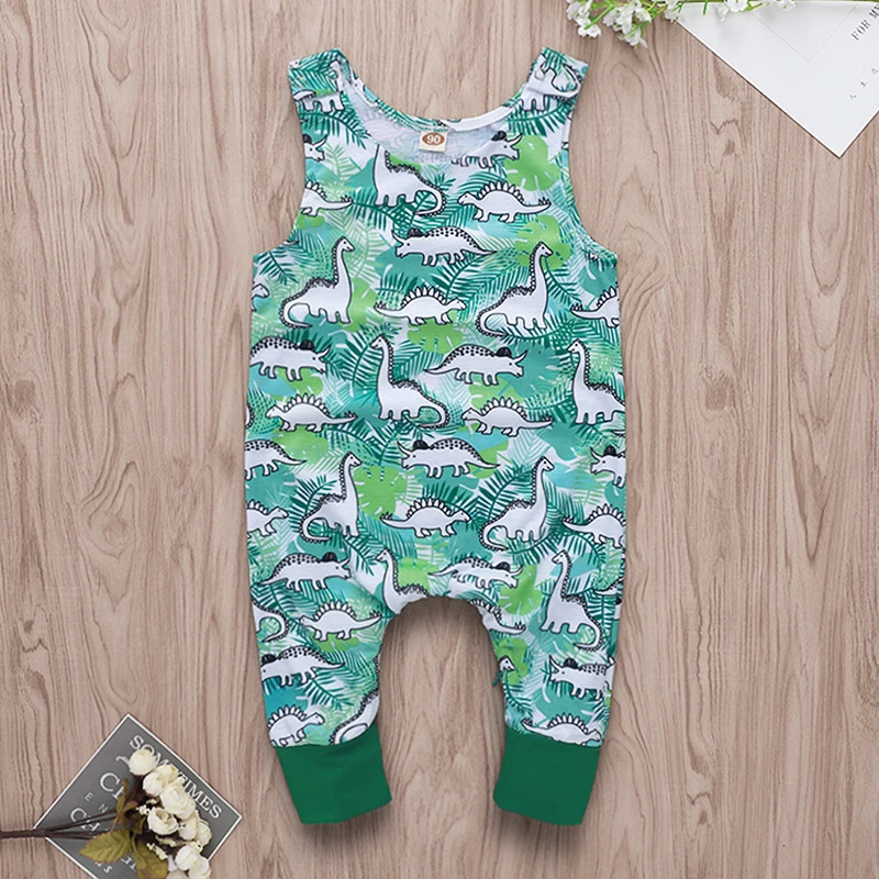 green romper baby girl
