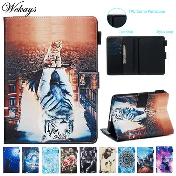 

Wekays Coque New Kindle 658 Cartoon Leather Smart Fundas Case For Amazon New Kindle 658 6 inch 10th Generation 2019 Cover Cases