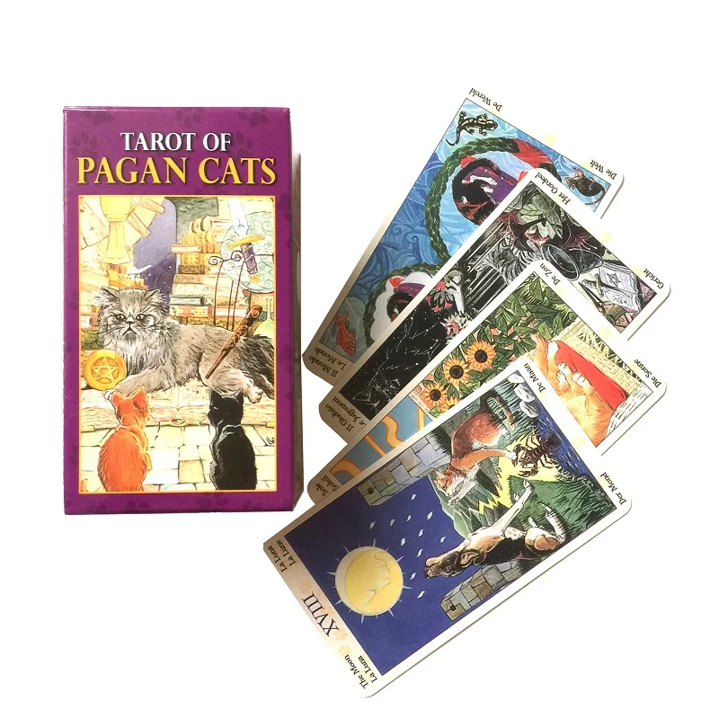 Карточные игрушки таро языческих кошек настольные игры карты для