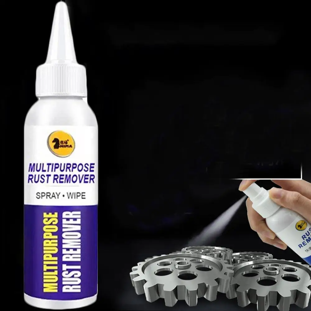 

100/120ml Metal Surface Chrome Paint Car Maintenance Iron Powder Cleaning Rust Remover Anti-rust lubricant Rust Inhibitor #810