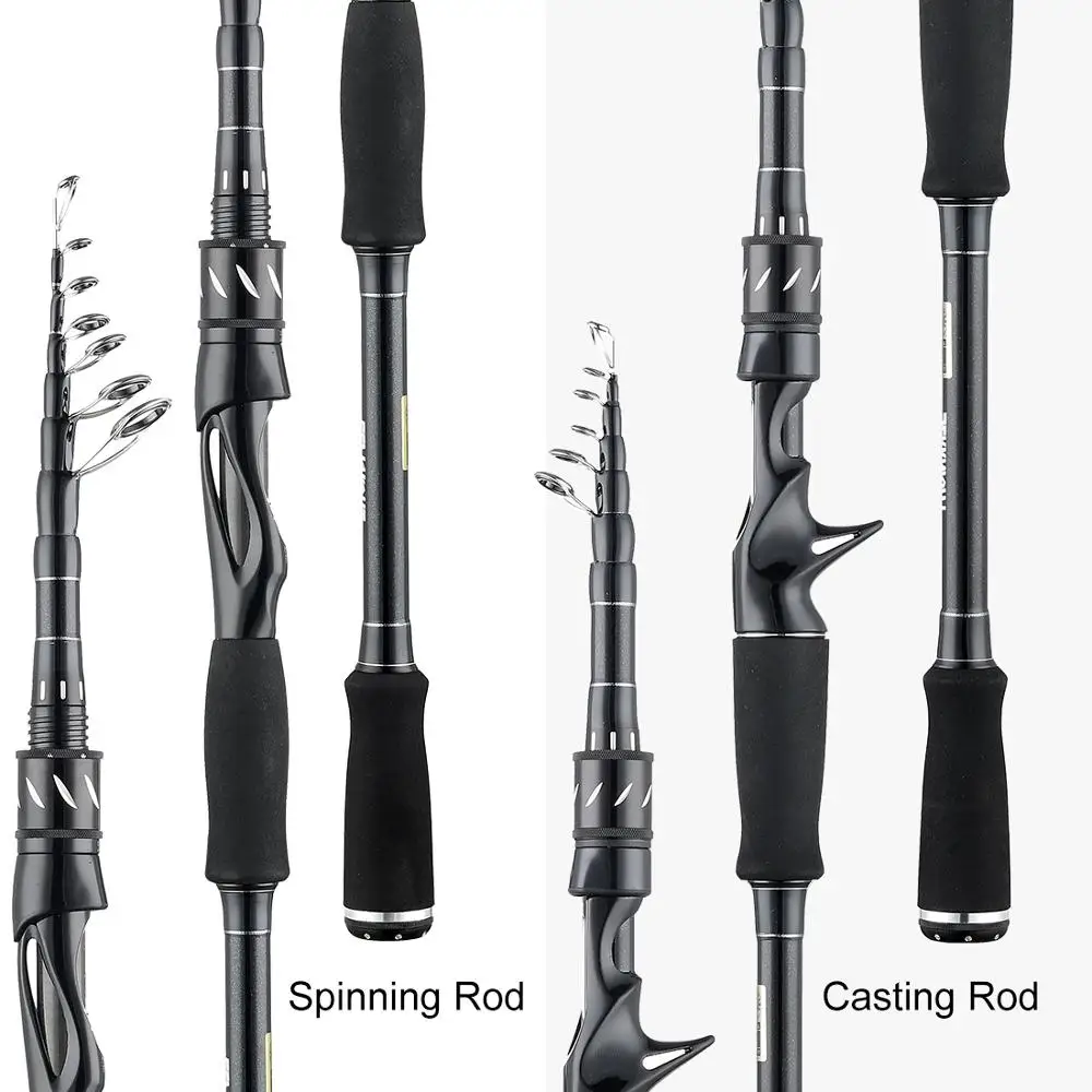 SeaKnight Sange II 2.1M 2.4M Carbon Rod Telescopic Lure Fishing Rod Casting  Spinning Rod Travel Rod 7-25g 10-30g Fishing M MH - AliExpress