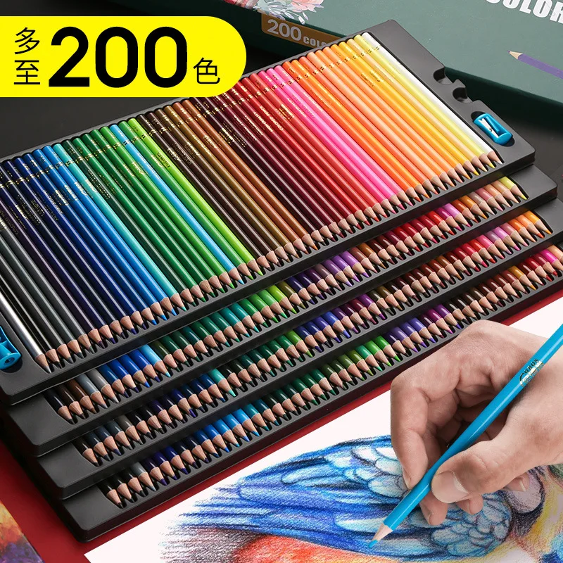 Zenacolor 160 Colored Pencil Set (With Number) -Metal Box-Adult