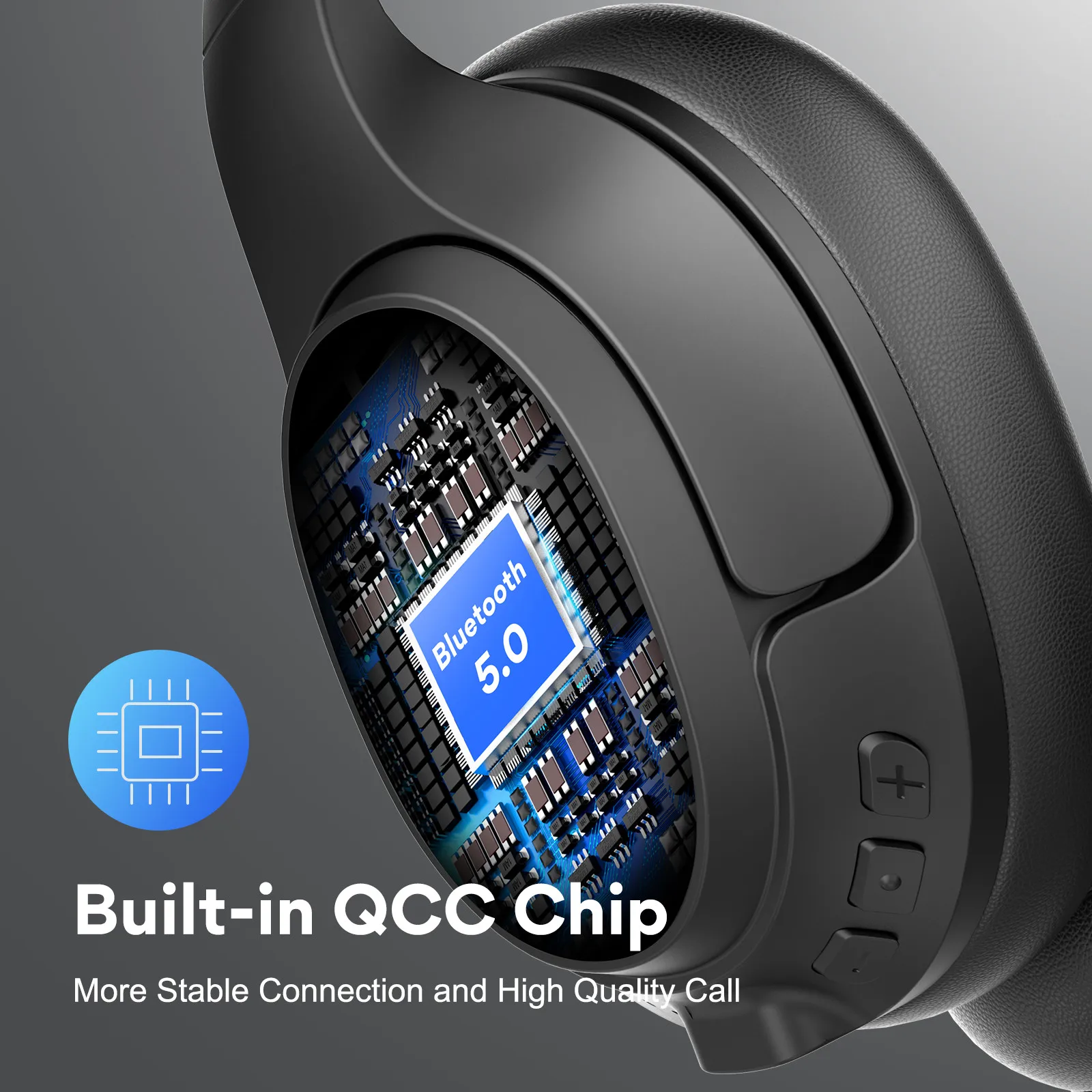 SUNITEC Cuffie Bluetooth con microfono a cancellazione del rumore, cuffie wireless con base di ricarica mute SUNITEC Cuffie Bluetooth con microfono a cancellazione del rumore, cuffie wireless con base di ricarica mute