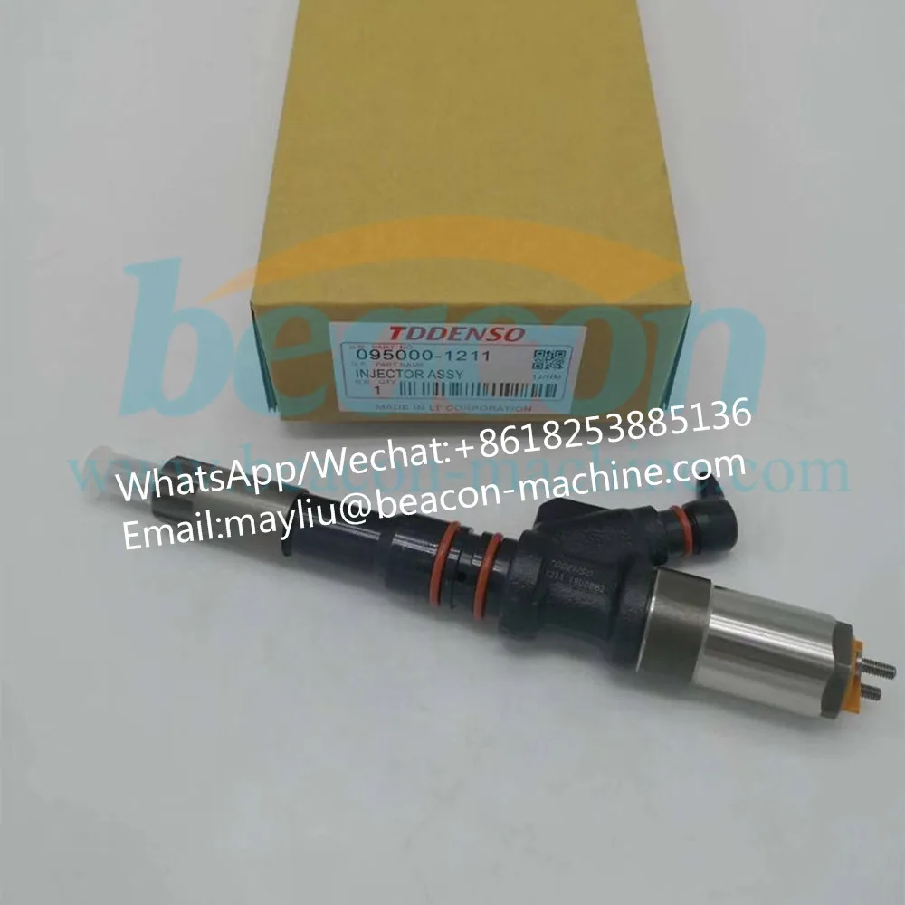 Дизельное топливо common rail Инжектор 095000-1211 renew инжектор для экскаватора PC400-7 двигатель 6156-11-3300