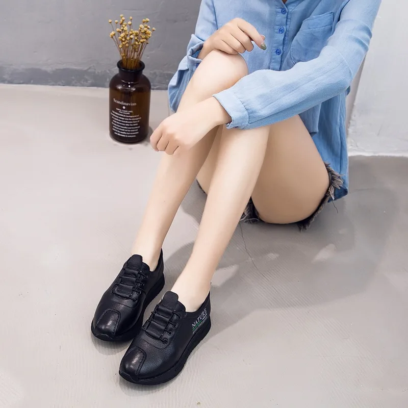 

WOMEN'S Shoes 2019 Autumn New Style Versatile Flat Korean-style Embroidery Shoes