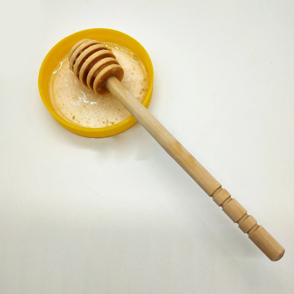Ложка для перемешивания винтовая Длинная Деревянная Ручка медовая палочка Магнитный якорь практичные кухонные инструменты ложка для меда