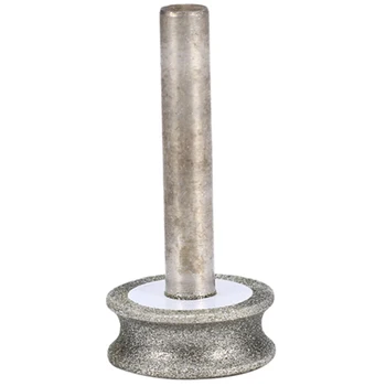 

4mm Groove Widthx Round Edge Wheel 150 Grit Diamond Wheel, Used for Glass Flat Straight Edge Chamfering Glass Edger