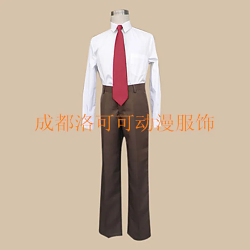 Tailored Индивидуальные Аниме Seitokai Yakuin Domo Косплей Tsuda Takatoshi комплект школьной формы карнавальый костюм для хеллоуина мужской/женский костюм