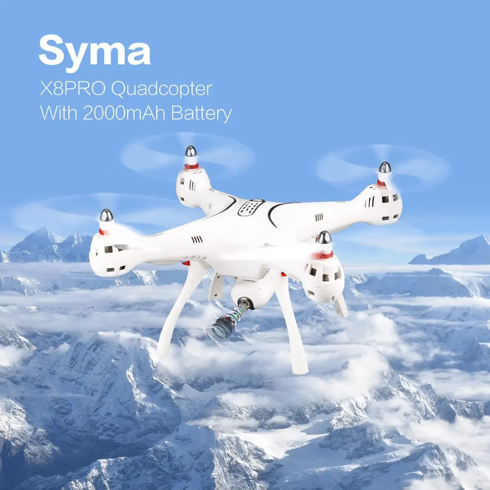 SYMA X8PRO gps, беспилотные летательные аппараты с 720P HD Камера WI-FI с видом от первого лица или в режиме реального времени H9R 4K Камера Дрон Квадрокоптер с 6 осями и функциями удержания высоты x8 pro RC Quadcopter RTF