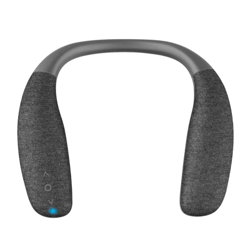Новинка популярный беспроводной шейный динамик носимый объемный звук Bluetooth с