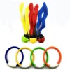 Summer Underwater Diving Torpedos Bandits Fun Water Games Sharks Gliding Octopus Diving Sticks Training Set for Boys and Girls 6