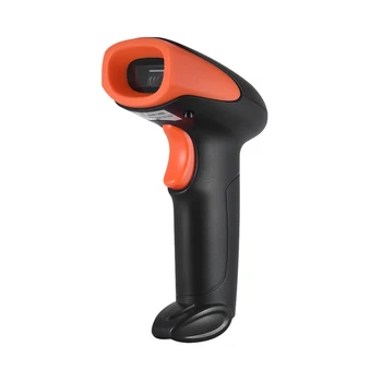 

Handheld 1D Barcode Scanner Wireless & Wired Bar Code Reader with Receiver