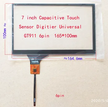 

7 inch Capaivitve Touch Digitizer For Car DVD Navigation Carpc DIY Univesal GT911 6pin Raspberry Android FPC