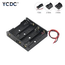 

50Pcs 1.5V 1.2V AA Battery Case Holder ABS Box 1/2/3/4 Slots Easy Power Solutions Rechargeable LR6 Cell Easy Power Bank Case