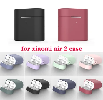 

silicone shell For Xiaomi Mi Air 2 Headphones Cover Protective Earphone Case For Xiaomi AirDots Air 2 Headset Shell cover