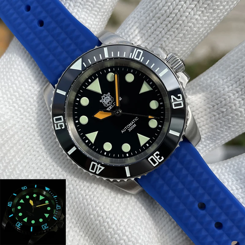 STEELDIVEMensDiveWatchesAutomaticWatchDiving300mWaterproof