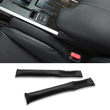 

2pcs Seat Gap Filler Organizer Leak Proof Pad Carbon Fiber Leather Fit For BMW M3 M5 M6 E46 E52 E53 E60 E90 E91 E92 E93 F30 F20