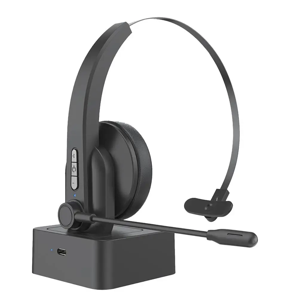 Chargeable Wireless Bluetooth 5.0 Stereo Headset Stereo With Mic For