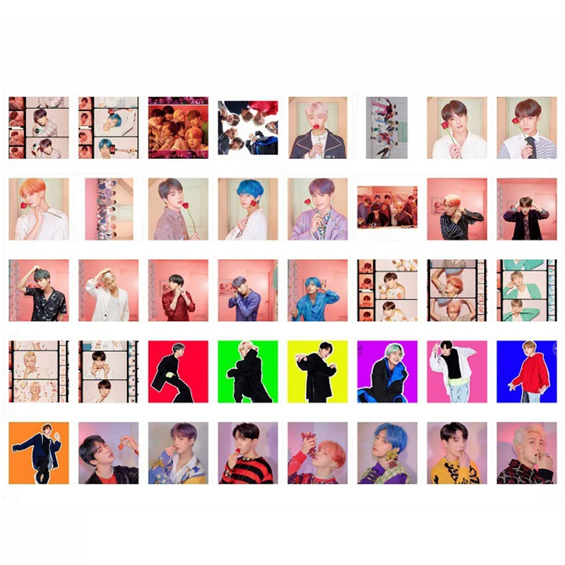 40 шт. Bangtan Boys TXT карта душа персонажа говорить себя люблю себя Фотокарта LOMO карта JIMIN JIN SUGA J-HOPE JUNG KOOK