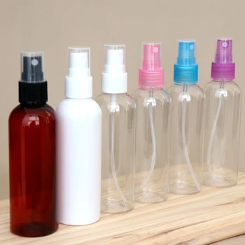 

1 PCS 120 Ml Random Color Travel Transparent Plastic Perfume Atomizer Small Empty Spray Refillable Bottles Skin Care Tool TSLM1