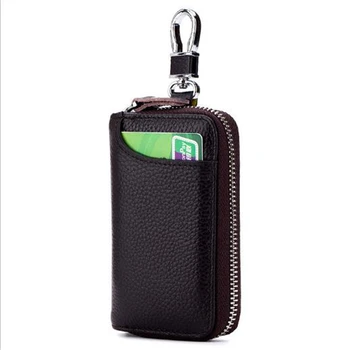 

Keychain With Zipper Protect Pouch Simple Design Car Key Holder