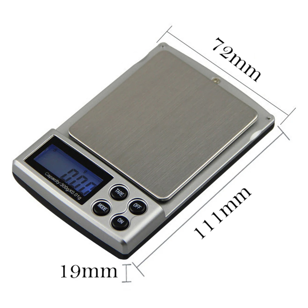 Urijk Мини цифровые кухонные весы 0,01/0,1 г Высокая точность Подсветка ювелирные весы электрические карманные граммовые весы для еды