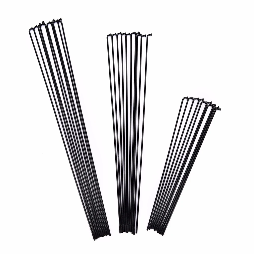 14G Bicycle Spokes With Nipples 171mm-210mm Stainless Steel Copper MTB Mountain Bike 40PCS