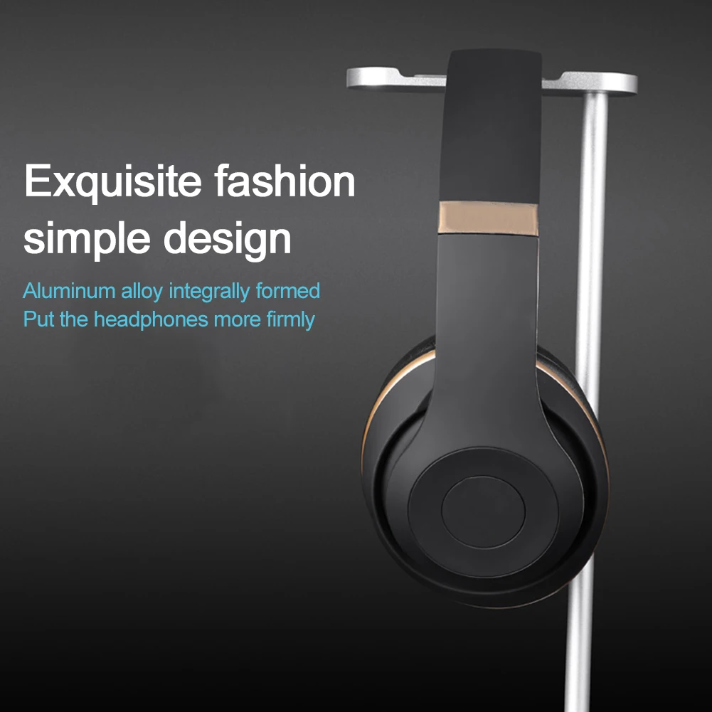 Headphone Stand Holder Stable Internet Cafe Detachable Universal Dormitory Orgnizer Gaming Headset Aluminum Alloy For All Sizes